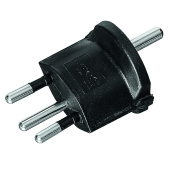 UNI-ADAPTER DE-FR BL - Adaptateur Allemagne CEE7/7 - Suisse T12